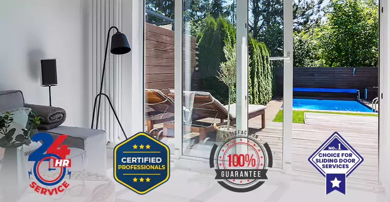 Glass Balcony Sliding Door Repair in Key Biscayne