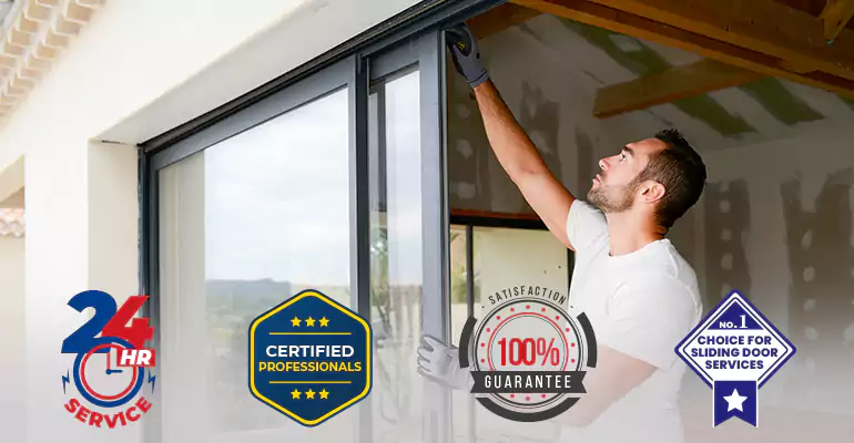Automatic Impact Sliding Glass Door Repair in Key Biscayne