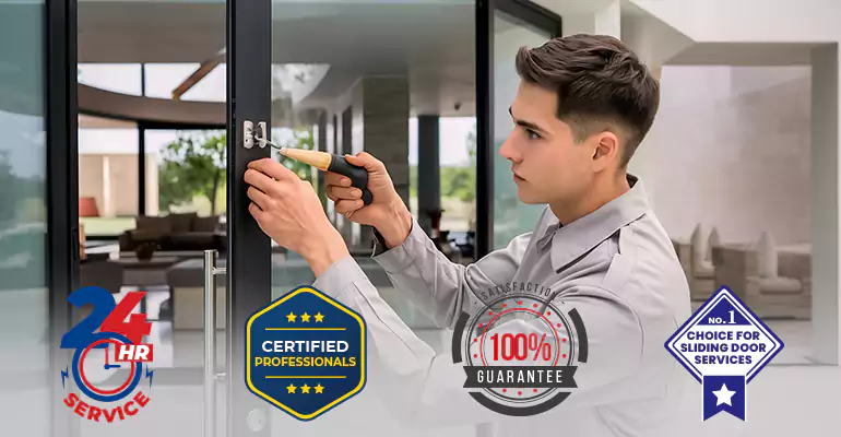 Andersen Sliding Door Latch Replacement in Key Biscayne