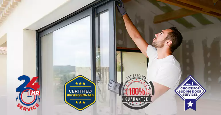 Sliding Glass Door Frame Repair in Key Biscayne