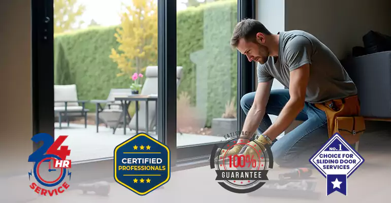 Standard Pella Sliding Door Glass Replacement in Key Biscayne