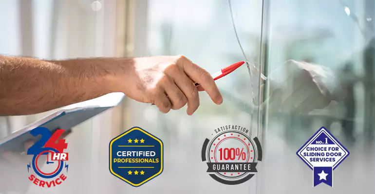Sliding Glass Door Track Repair in Key Biscayne